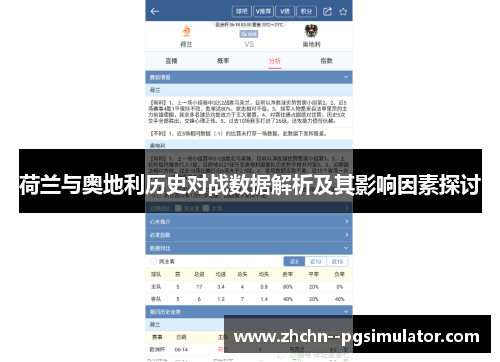 荷兰与奥地利历史对战数据解析及其影响因素探讨